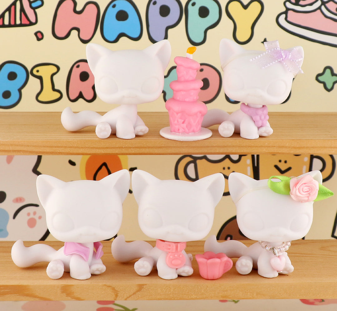 lps cat white base pack of 5
