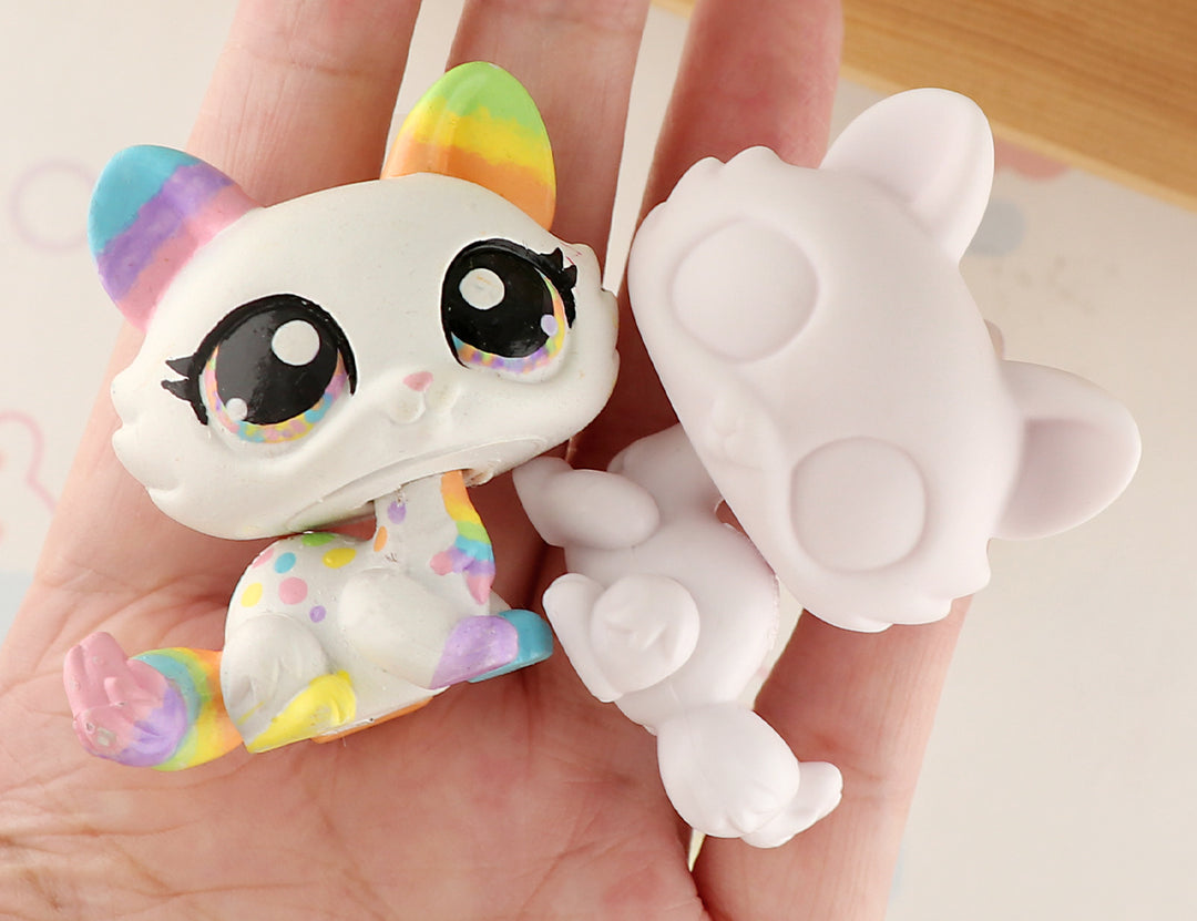 Paquete de 5 lps de base blanca