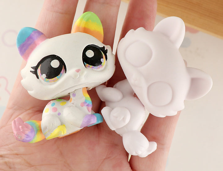 Paquete de 5 lps de base blanca