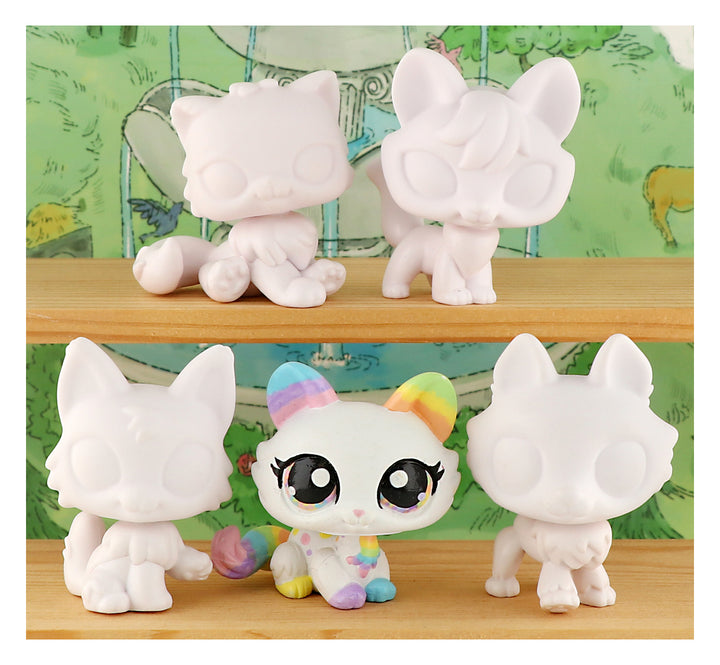 Paquete de 5 lps de base blanca